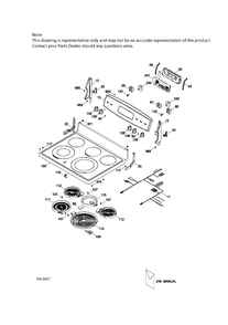 Part Location Diagram of WS01L13596 GE TRIM CONTROL ASM.