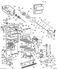 Part Location Diagram of WR32X963 GE DISCONTINUED