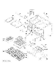 Oven Cavity Parts Diagram and Parts List for ZDP486NDT1SS  General Electric Range