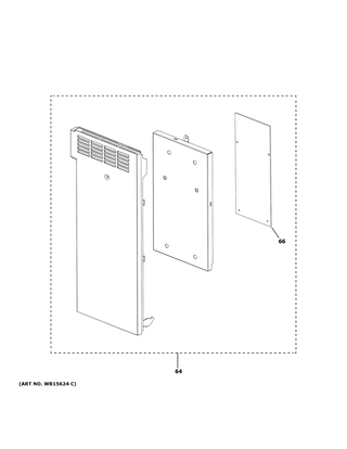 Control Parts Diagram and Parts List for HVM7167RN1TS  General Electric Microwave Oven Combo