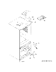 Case Parts Diagram and Parts List for GBE21DGKVRWW  General Electric Refrigerator