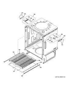 Part Location Diagram of WG04A02665 GE @WASHER