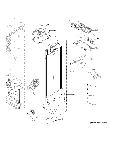 Fresh food section Diagram and Parts List for GNE27JSMDFSS  General Electric Refrigerator