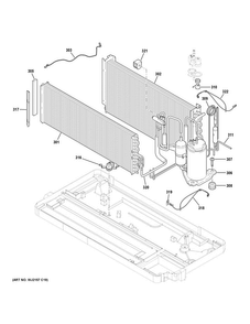 Part Location Diagram of WP20X20899 GE Overload compressor