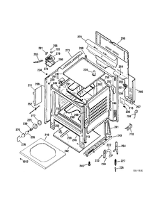 Part Location Diagram of WG02L01890 GE CAP END RT White
