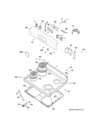 Part Location Diagram of 31-17312 GE Pm Manual Mini & Wd Asm