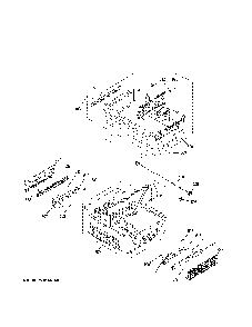 Freezer Shelves Diagram and Parts List for CYE22TP2MGS1  General Electric Refrigerator