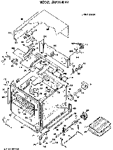 Part Location Diagram of WB2X3322 GE DISCONTINUED