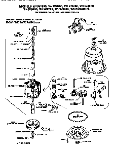 Transmission Diagram and Parts List for WLW3600PD  Hotpoint Washer