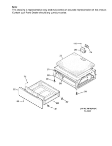 BODY PARTS Diagram and Parts List for PCHB920SJ3SS  General Electric Range