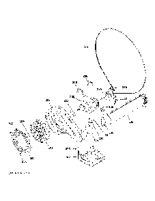 Blower And Motor Diagram and Parts List for GFD55ESPR1RS  General Electric Washer
