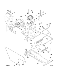 MOTOR Diagram and Parts List for MEX731CAS1  General Electric Washer
