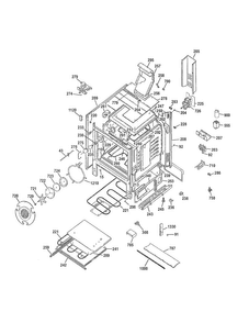 Part Location Diagram of WB63K3 GE Broiler Side Panel - Left Side