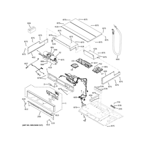 Part Location Diagram of 31-2000923 GE PM INSTALL INSTRUCTIONS