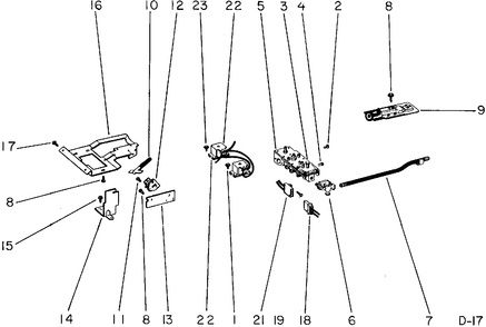 GAS VALVE & BURNER Diagram and Parts List for D537E*139  General Electric Dryer