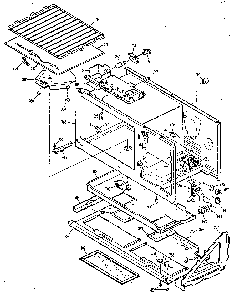 Microwave oven Diagram and Parts List for 3639878911KS  Kenmore Range