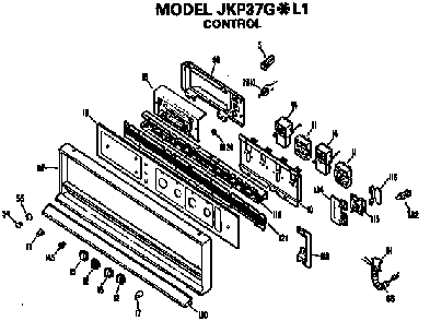 Part Location Diagram of WB3X5732 GE DISCONTINUED