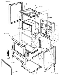 Part Location Diagram of 318126501 Frigidaire BURNER BOX
