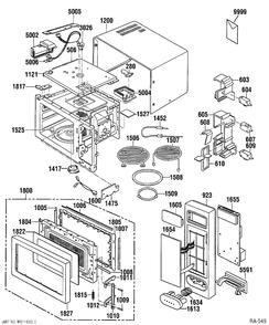 Part Location Diagram of WB48X231 GE RACK