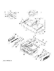 Freezer shelves Diagram and Parts List for ZWE23ESNCSS  General Electric Refrigerator