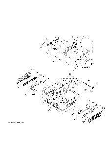 Freezer shelves Diagram and Parts List for GFD28GELIDS  General Electric Refrigerator
