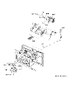 Interior parts 2 Diagram and Parts List for JVM6175EK5ES  General Electric Microwave