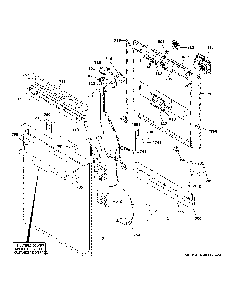 Escutcheon And Door Assembly Diagram and Parts List for CDT805P2N5S1  General Electric Dishwasher