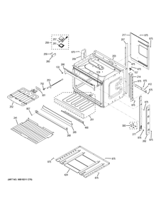 BODY PARTS Diagram and Parts List for JCK5000DF5BB  General Electric Range