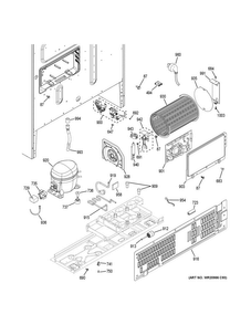 Machine Compartment Diagram and Parts List for GYE22HMKBES  General Electric Refrigerator