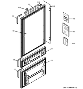 Part Location Diagram of 49-60615-2 GE PM GUIDE OWNERS