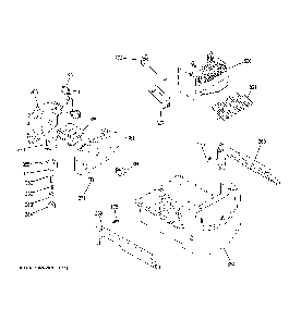 Ice maker & dispenser Diagram and Parts List for GSS25GSHPCSS  General Electric Refrigerator