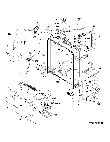 Body Parts Diagram and Parts List for GDP630PGR3BB  General Electric Dishwasher