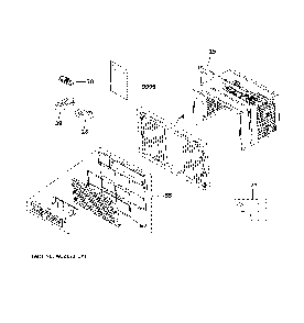 Room Air Conditioner Diagram and Parts List for AEG12AZEL1  General Electric Air Conditioner