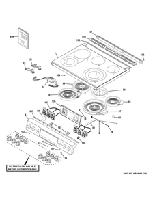 Part Location Diagram of 31-2001663 GE PRINTED AND ONLINEMINI MANUAL