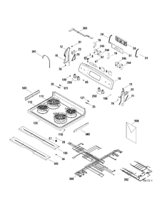Part Location Diagram of WS01F00403 GE CONTROL HARNESS