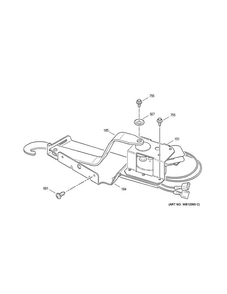 Door Lock Diagram and Parts List for JRP28SK3SS  General Electric Wall Oven