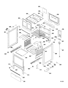 Part Location Diagram of WS01L04135 GE TRIM CONTROL