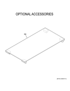 Optional Accessories Diagram and Parts List for PLU612RT1SS  General Electric Range