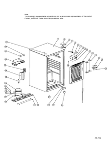 Part Location Diagram of 8.05.02.050 GE ADJUSTABLE LEG