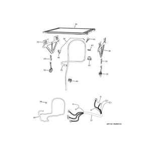 Part Location Diagram of WD01X34399 GE ROD SUPPORT