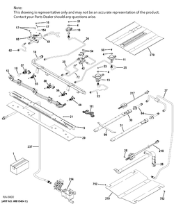 Part Location Diagram of WS01F01281 GE VALVE CONTROL Assembly NORTON