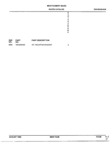 Dishwasher Page 6 Diagram and Parts List for SIG1482A68BA  General Electric Dishwasher