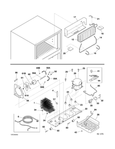 Part Location Diagram of WR01F03230 GE STRAP-EVAP