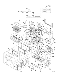 Part Location Diagram of WB36M1208 GE LCD MODULE