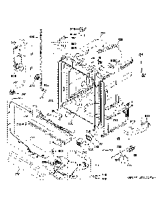 Body Parts Diagram and Parts List for PDT755SYR4FS  General Electric Dishwasher
