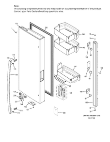 Part Location Diagram of WG03L06690 GE TSD COMBO