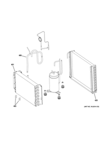 Unit Parts Diagram and Parts List for AEM06LVL1  General Electric Air Conditioner