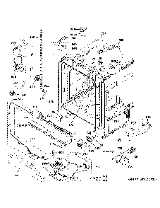 Body Parts Diagram and Parts List for CDT845M5N4S5  General Electric Dishwasher