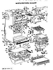 Part Location Diagram of WR2X8381 GE GUSSET