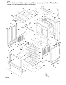 Part Location Diagram of WS01L15013 GE PANEL DRAWER SLATE